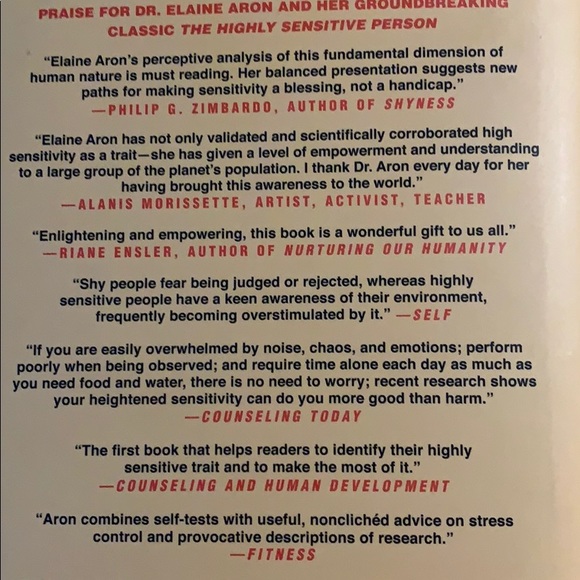 “The Highly Sensitive Person” by Elaine Aron - Picture 4 of 4